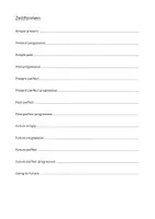 Vorschau - Arbeitsblätter - Grammatik - Zeitformen Klasse 5 - 10 - Seite 1