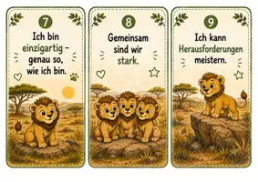 Vorschau - Poster - Affirmationen Türschilder - Klassentier Löwe - Löwenklasse - Seite 3