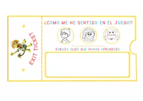 Vista previa - Unidades / Secuencias / Situaciones de Aprendizaje - EXIT TICKET + RUTINA DE PENSAMIENTO DE FRAGGLE ROCK - página 1