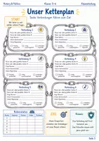 Vorschau - Arbeitsblätter - Gemeinsamkeiten-Kette Klasse 5–6 - Seite 2