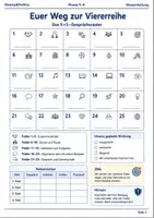 Vorschau - Arbeitsblätter - Viererreihe Gemeinsamkeiten Klasse 5–6 - Seite 2