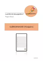 Vorschau - Lehrpläne/Lehrermaterial - Schreibpapier (Pinguinklasse) - Deckblatt