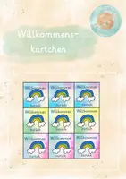 Vorschau - Bildkarten - Willkommen-zurück-Kärtchen - Deckblatt
