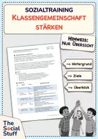 Vorschau - Stundenentwürfe - Soziales Lernen Grundschule: Sozialtraining "Klassengemeinschaft stärken" - Komplettpaket (10 Unterrichtsstunden) - Seite 1