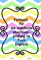 Vorschau - Merkblätter - Faltbuch mündliche Abschlussprüfung Englisch - Deckblatt