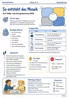 Vorschau - Arbeitsblätter - Klassenmosaik Kennenlernspiel Klasse 5–6 - Seite 1