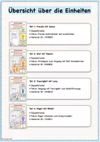 Vorschau - Stundenentwürfe - Soziales Lernen: Sozialtraining "Grundgefühle mit den Gefühlswesen" - Teil 5: Alle Gefühlswesen vereint (Doppelstunde) / Klasse 1& 2 / Schuljahresbeginn / Gefühle - Seite 1