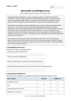 Vorschau - Arbeitsblätter - Arbeitsblatt Chemie Klasse 7 - Reinstoffe und Stoffgemische - Deckblatt