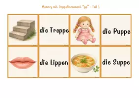 Vorschau - Spiele - Spiel | Rechtschreibung Wörter mit Doppelkonsonant PP & SS - Seite 2