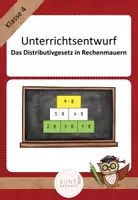 Vorschau - Stundenentwürfe - XXL Materialpaket Unterrichtsentwürfe Mathematik Klasse 4 - Seite 1