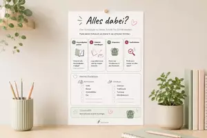 Vorschau - Merkblätter - Alles dabei? Schulsack packen leicht gemacht - Deckblatt
