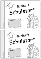Vorschau - Arbeitsblätter - Miniheft Schulstart Einschulung Vorschule Vorläuferfertigkeiten - Seite 3