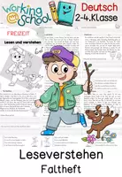 Vorschau - Arbeitsblätter - Lesen | Leseverstehen - Deckblatt