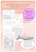 Vorschau - Unterrichtsreihen - Unterrichtseinheit zu: Der Wal, der immer mehr wollte von Rachel Bright & Jim Field - Deckblatt