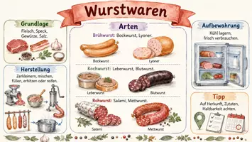 Vorschau - Arbeitsblätter - Arbeitsblätter zum Thema "Wurst" + Lösung & MP3 + Infografik - Seite 3