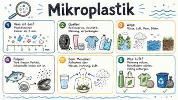 Vorschau - Arbeitsblätter - Lernposter + Arbeitsblätter zum Thema "Was ist Mikroplastik?" + Lösung & MP3 + Mindmap + Infografik - Seite 2