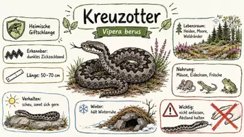 Vorschau - Arbeitsblätter - Lernposter + Arbeitsblätter zum Thema "Kreuzotter" + Lösung & MP3 + Mindmap + Infografik - Seite 2