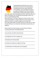 Vorschau - Arbeitsblätter - Wissensabfrage Deutschland mit Lösung - Seite 2