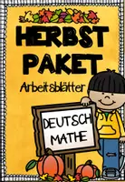 Vorschau - Arbeitsblätter - PAKET Herbstheft Deutsch/Mathe - Seite 1