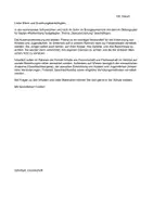 Vorschau - Anderer Materialtyp - Elternbrief Information Sexualerziehung - Seite 1