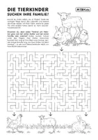 Vorschau - Arbeitsblätter - Kostenlos: Arbeitsblatt "Malen & Rätseln für tierfreundliche Ostern" - Seite 1