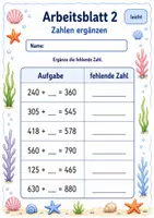 Vorschau - Arbeitsblätter - Plusaufgaben bis 1000 | Mathematik Klasse 3 | 6 Arbeitsblätter als PDF - Seite 2