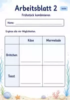 Vorschau - Arbeitsblätter - Möglichkeiten finden Klasse 3 | Mathematik Klasse 3 | 6 Arbeitsblätter als PDF - Seite 2