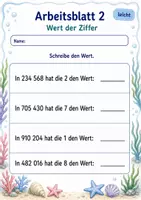 Vorschau - Arbeitsblätter - Stellenwert bis 1 Million | Mathematik Klasse 4 | 6 Arbeitsblätter als PDF - Seite 2