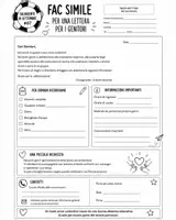 anteprima - Materiale di supporto/inclusione - Salvagente Settembre #7 | Lettera accoglienza per le famiglie - Pagina 1