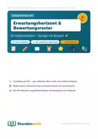 Vorschau - Lehrpläne/Lehrermaterial - Erwartungshorizont Klassenarbeit Vorlage - Deckblatt
