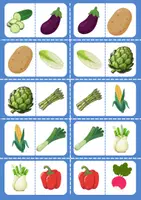 Aperçu - Jeux - Domino - Des légumes - Page 1