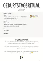 Vorschau - Bildkarten - Geburtstagsritual für die Grundschule - Seite 1