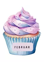 Vorschau - Mal- und Bastelvorlagen - Geburtstagskalender Grundschule Klasse 1 - 4 | Klassen-Deko | Muffins und Kerzen - Seite 3