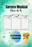 Vista previa - Hojas de trabajo - Carrera Musical - Notas en clave de fa - Portada