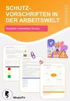 Vorschau - Arbeitsblätter - Schutzvorschriften in der Arbeitswelt - Jugendarbeitsschutz - Berufsschule - Komplett vorbereitete Stunde - Deckblatt