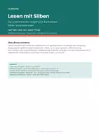 Vorschau - Unterrichtsreihen - XXL Lesen mit Silben – Systematischer Leselehrgang Klasse 1 | 340+ Seiten | DaZ | Differenziert | Laut-zum-Lesen-Konzept - Seite 1