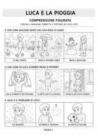 anteprima - Materiale di supporto/inclusione - Luca e la pioggia - Racconto con comprensione figurata - Pagina 3