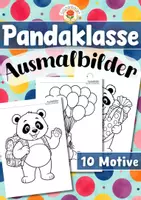 Vorschau - Mal- und Bastelvorlagen - Pandaklasse - Ausmalbilder (Klassentier) - Deckblatt