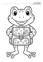 Vorschau - Mal- und Bastelvorlagen - Froschklasse - Ausmalbilder (Klassentier) - Seite 3
