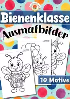 Vorschau - Mal- und Bastelvorlagen - Bienenklasse - Ausmalbilder (Klassentier) - Deckblatt