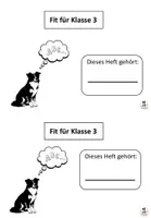 Vorschau - Arbeitsblätter - Wiederholungshefte für die dritte Klasse - Deutsch - Deckblatt