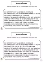 Vorschau - Arbeitsblätter - Wiederholungshefte für die dritte Klasse - Deutsch - Seite 1