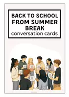 Vorschau - Spiele - BACK TO SCHOOL (FROM SUMMER BREAK) - Conversation Cards - Deckblatt