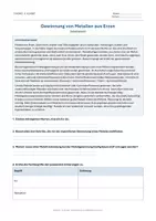 Vorschau - Arbeitsblätter - Materialpaket - Chemie Klasse 8 - Arbeitsblätter - Seite 1