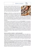 Vorschau - Arbeitsblätter - Health: Influenza vaccination (with solutions) - Seite 1