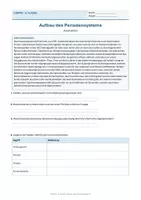 Vorschau - Arbeitsblätter - Materialpaket - Chemie Klasse 9 - Arbeitsblätter - Seite 1