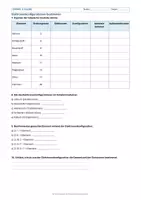 Vorschau - Arbeitsblätter - Arbeitsblatt Chemie Klasse 9 - Schalenmodell und Elektronenkonfiguration - Seite 1