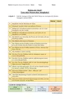 Vorschau - Arbeitsblätter - Wissenstest / Einstiegsdiagnose: Satzglieder bestimmen (mit Lösungen) - Seite 1