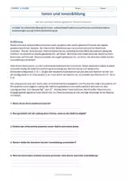 Vorschau - Arbeitsblätter - Arbeitsblatt Chemie Klasse 9 - Ionen und Ionenbildung - Deckblatt