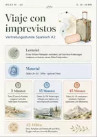 Vorschau - Arbeitsblätter - Spanisch A2 Vertretungsstunden – 5 Einzelmissionen | 5–45 Minuten - Seite 1